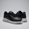 P001 black and white 3D-printed leather sneaker detail asset 45