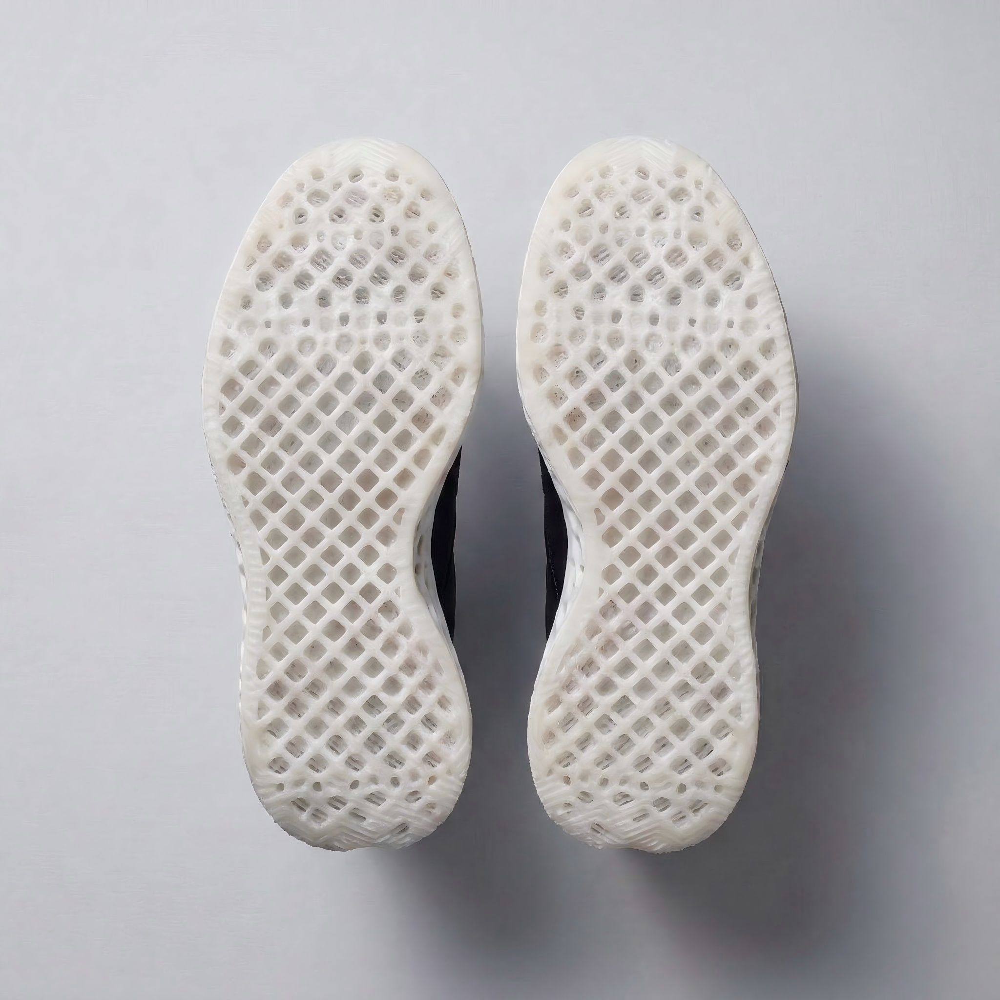 P001 black and white 3D-printed leather sneaker detail asset 47